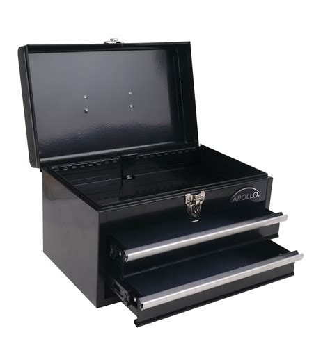 two drawer metal tool box|12 inch metal tool box.